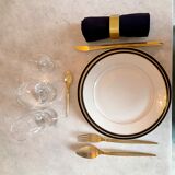 Table service in porcelain ch pillivuyt 81 pieces