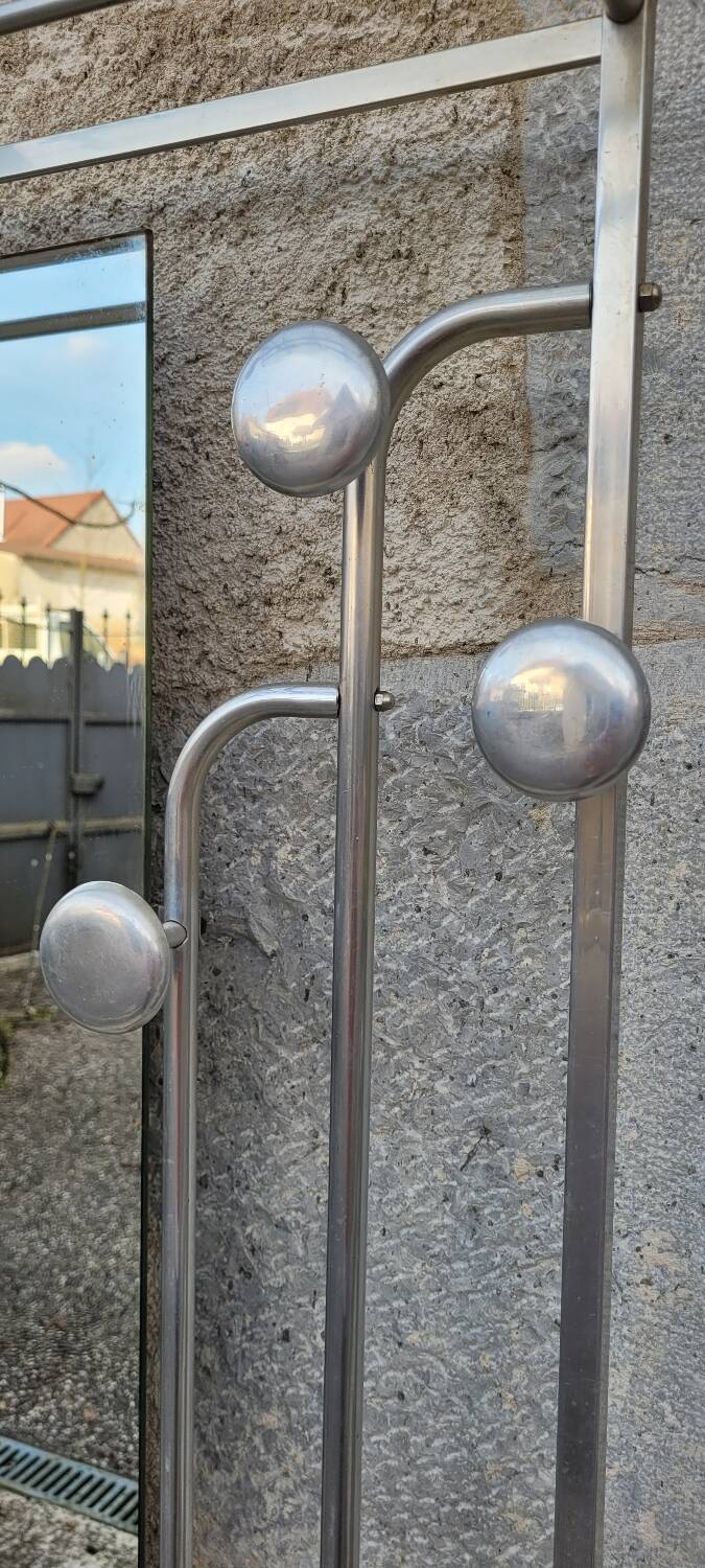 Industrial Wardrobe in Aluminium & Cast Iron – "SNCF" Style – 1950