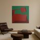 Peinture abstraite sur toile 80x80cm par Bodasca