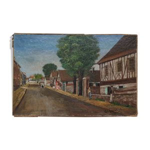 Peinture huile sur toile