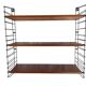 Scandinavian modular shelf Tomado Holland design metal and wood vintage 50's 60's
