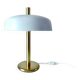 Large Vintage Space Age Desk Lamp, Brass