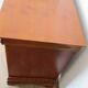 Cherry wood ogee chest of drawers - 4 drawers - 80s - long chest of drawers - Louis Philippe style