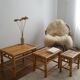 Pull out tables in banbou