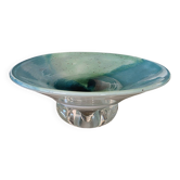 Art blown glass bowl signed Georges Castellino