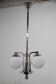 Art Deco 3-flamming Chandelier, 1920s