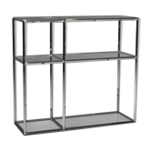 Vintage chrome shelf