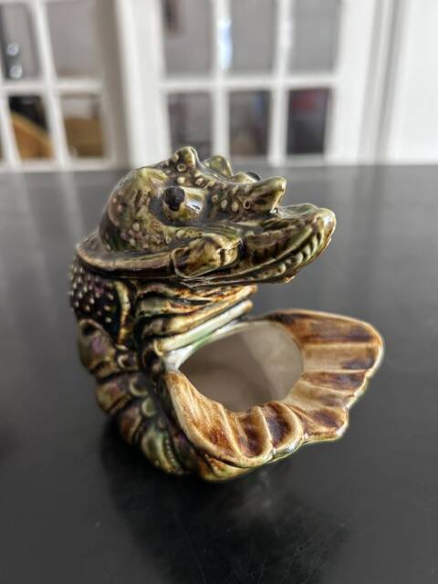 lobster ashtray in ceramic