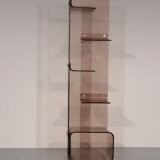 Iconic Michel Dumas Plexiglas bookcase – 1970s French space age design