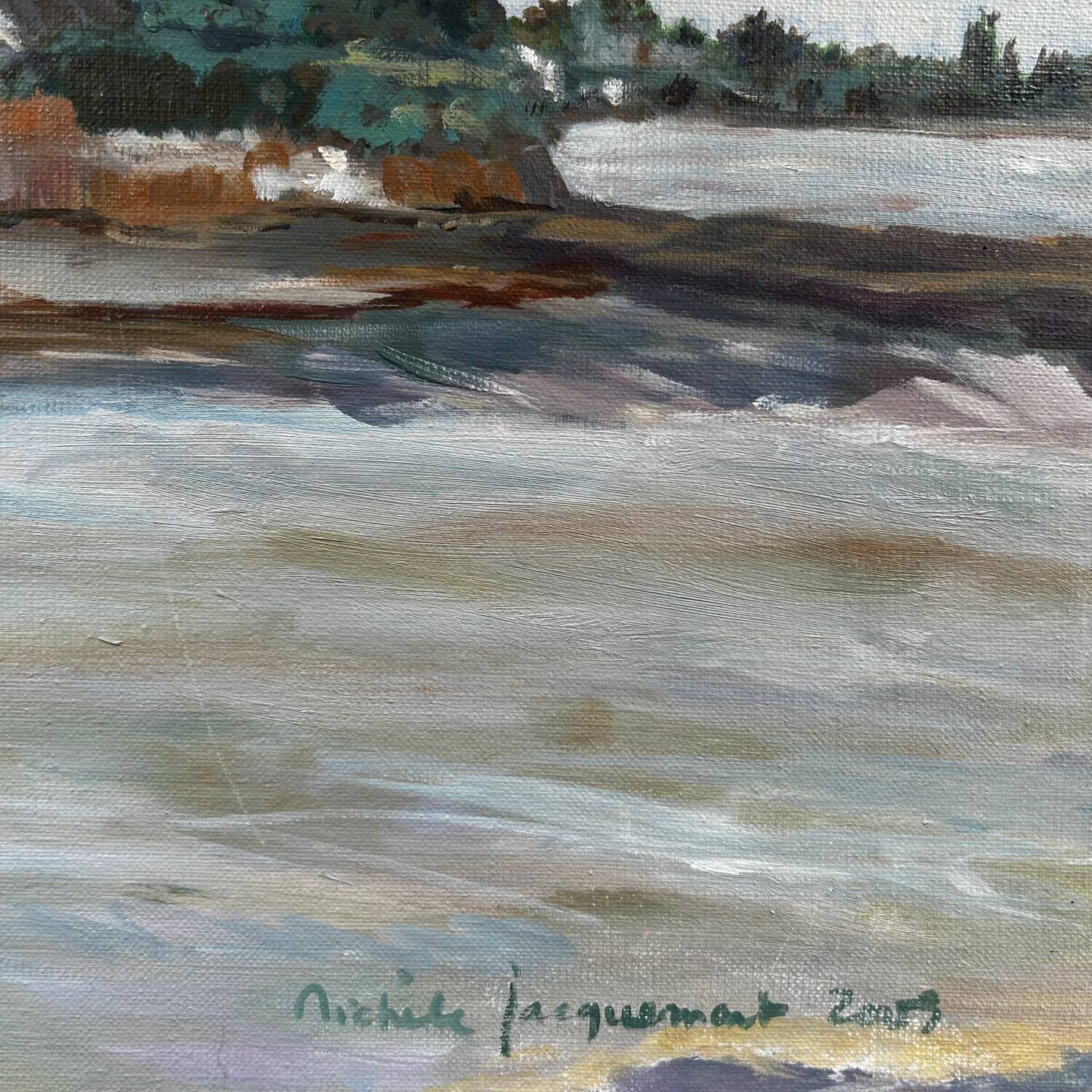 Breton village tableau of the Aber