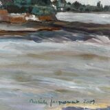 Breton village tableau of the Aber