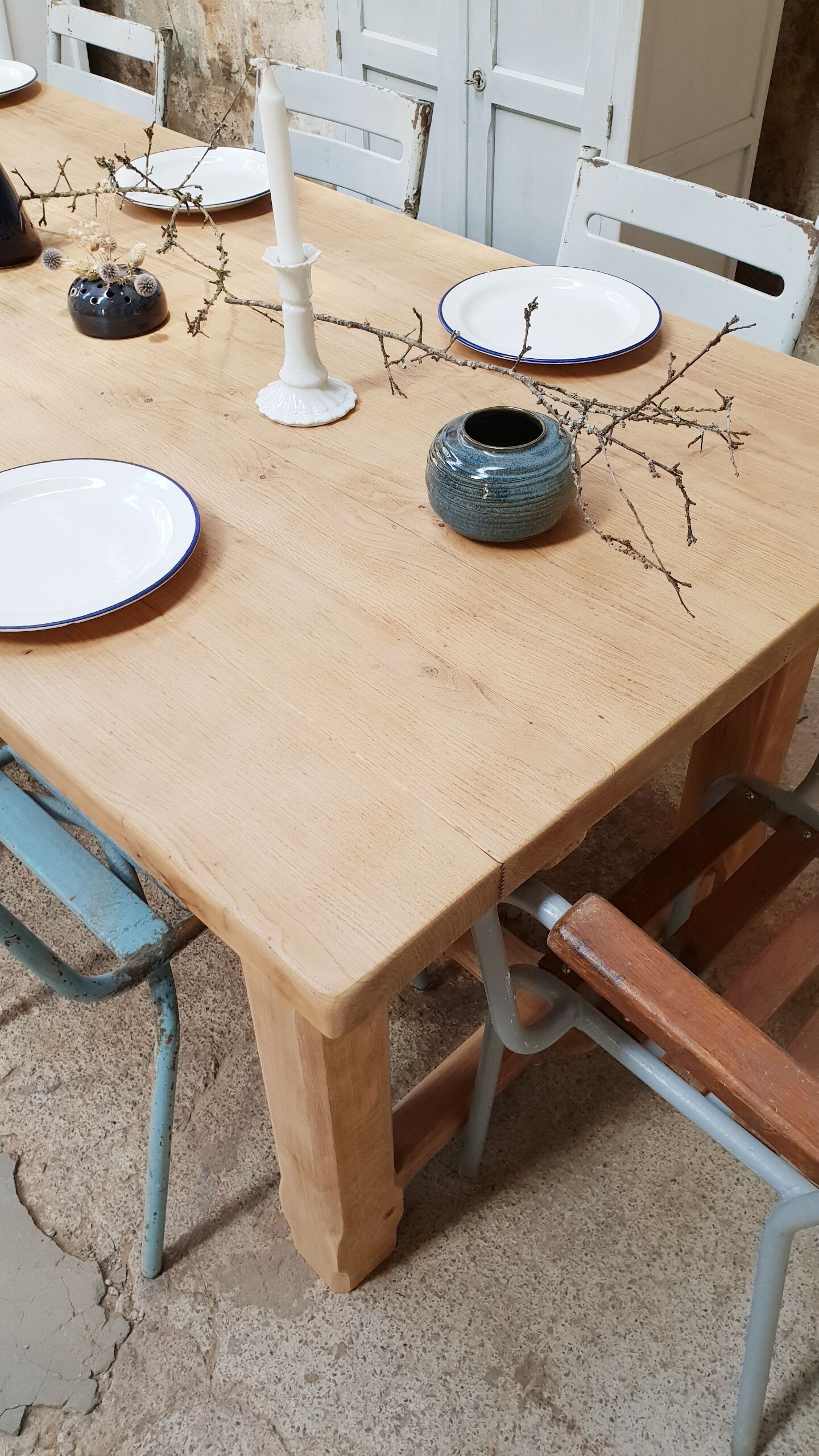 Vintage farmhouse table