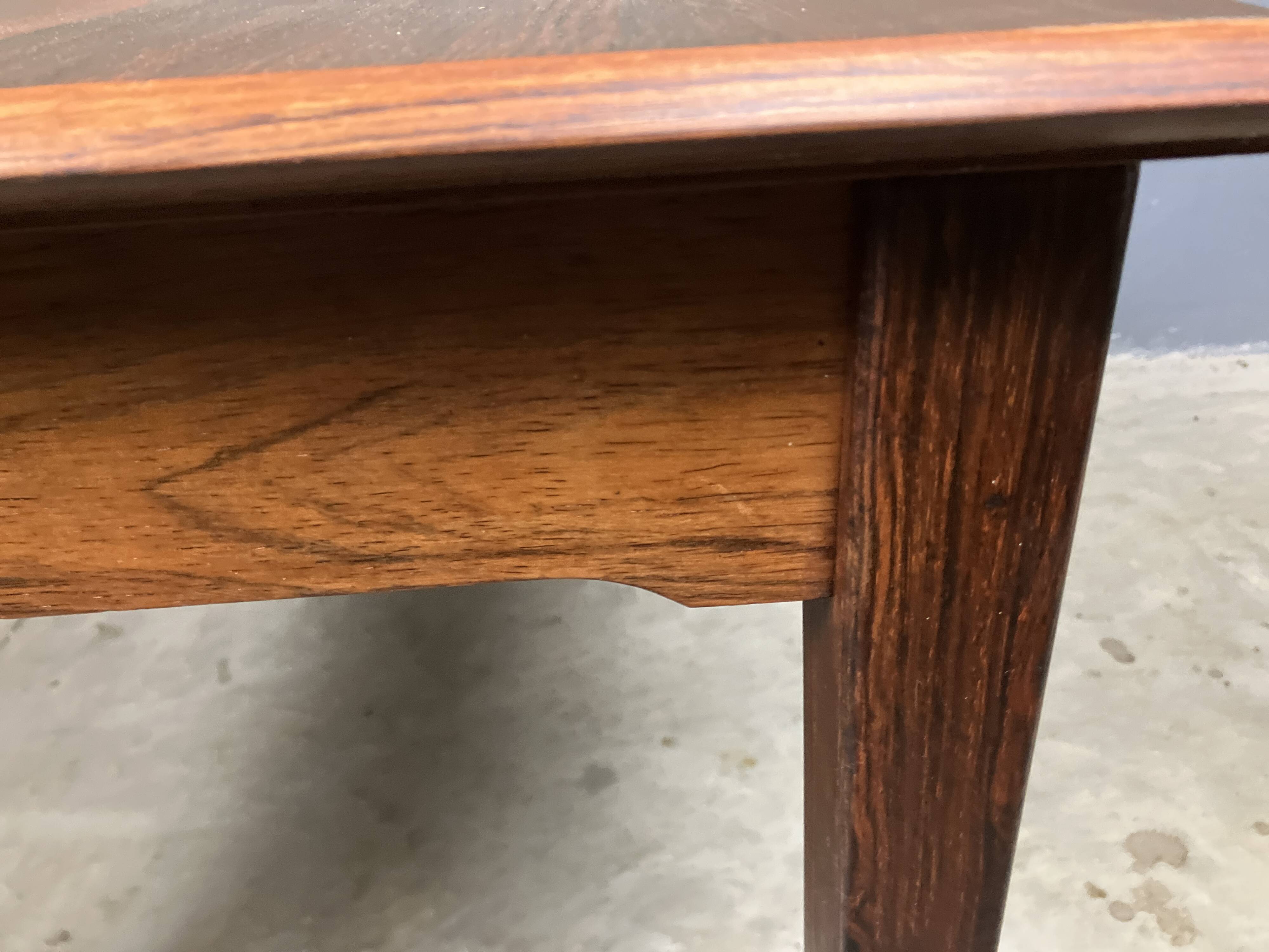 Mid-century rosewood extendable dining table