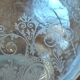 Crystal carafon, engraved decoration, 19th century