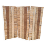 Vintage Ikea Rattan Rope Straw Screen by "Siegga Hemis"