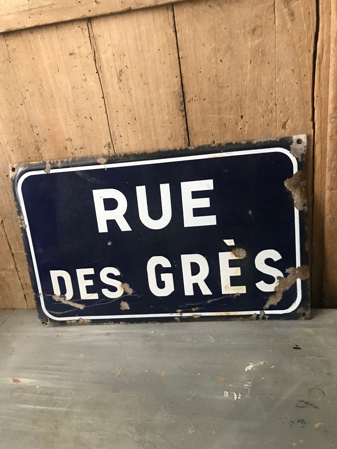 Plaque émaillée de rue