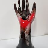 Vallauris faience baguier hand
