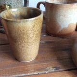 Set of stoneware cups