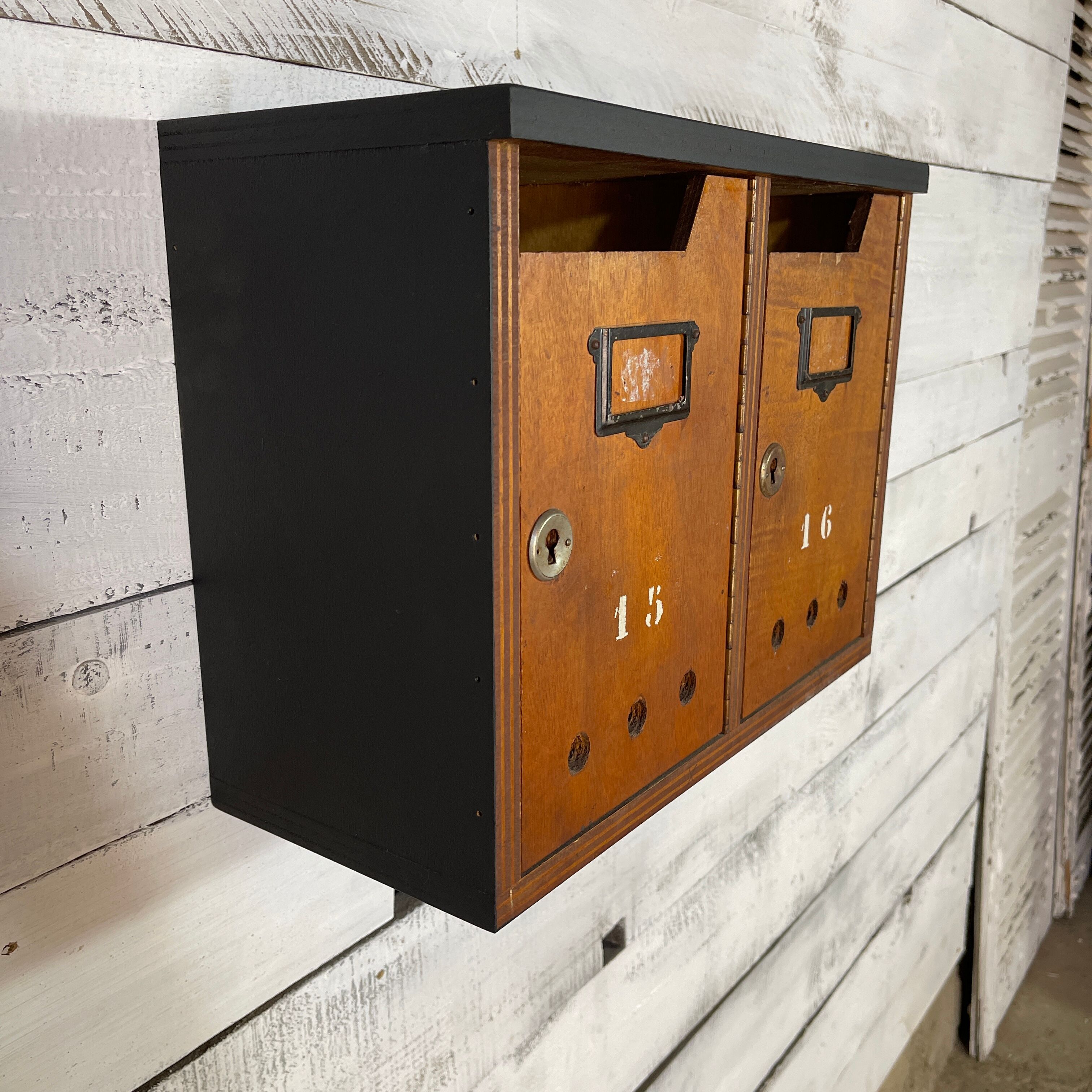 Block of 2 mailboxes from the 70s/80s