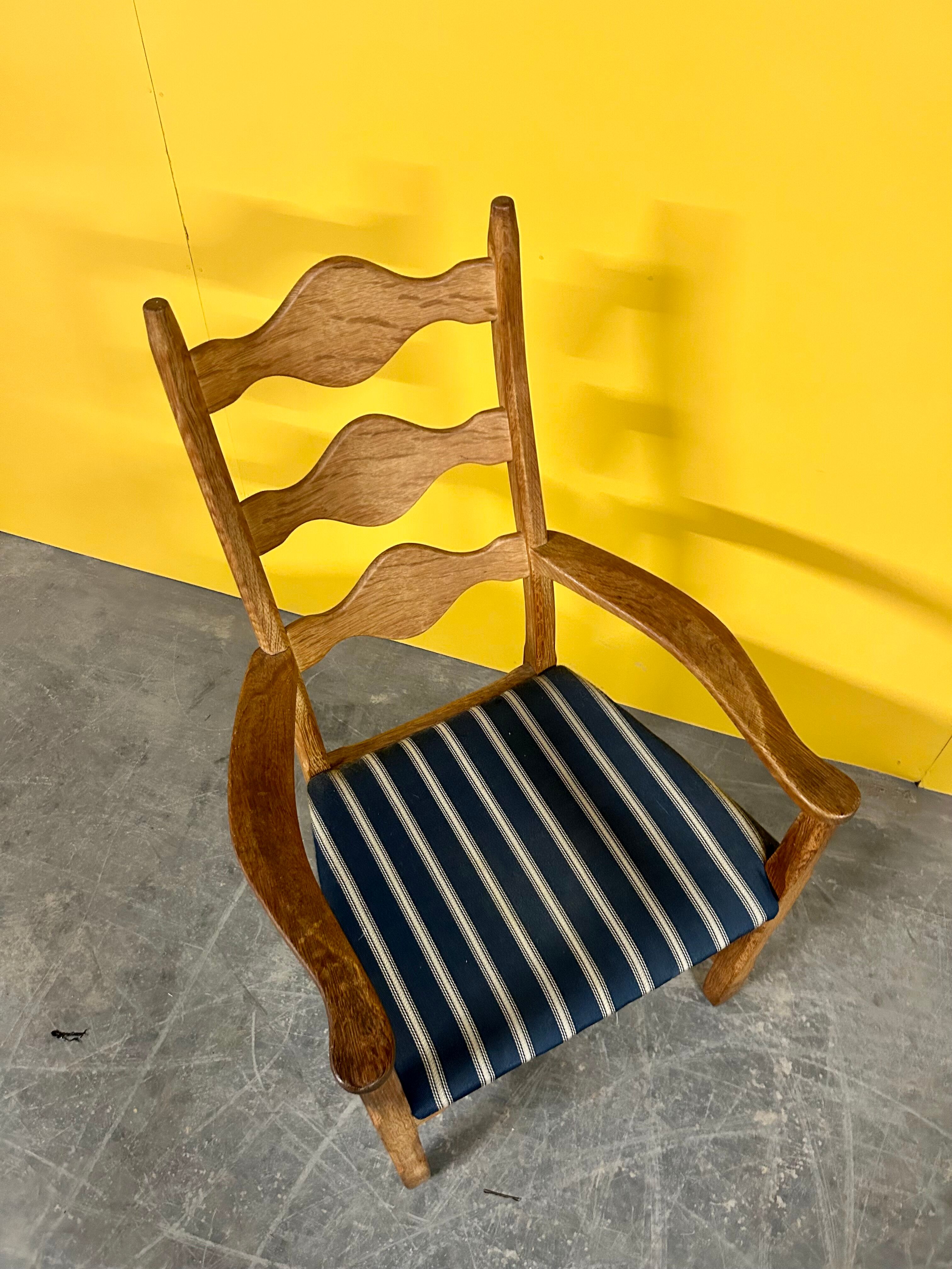 Danish vintage oak armchair 1960s