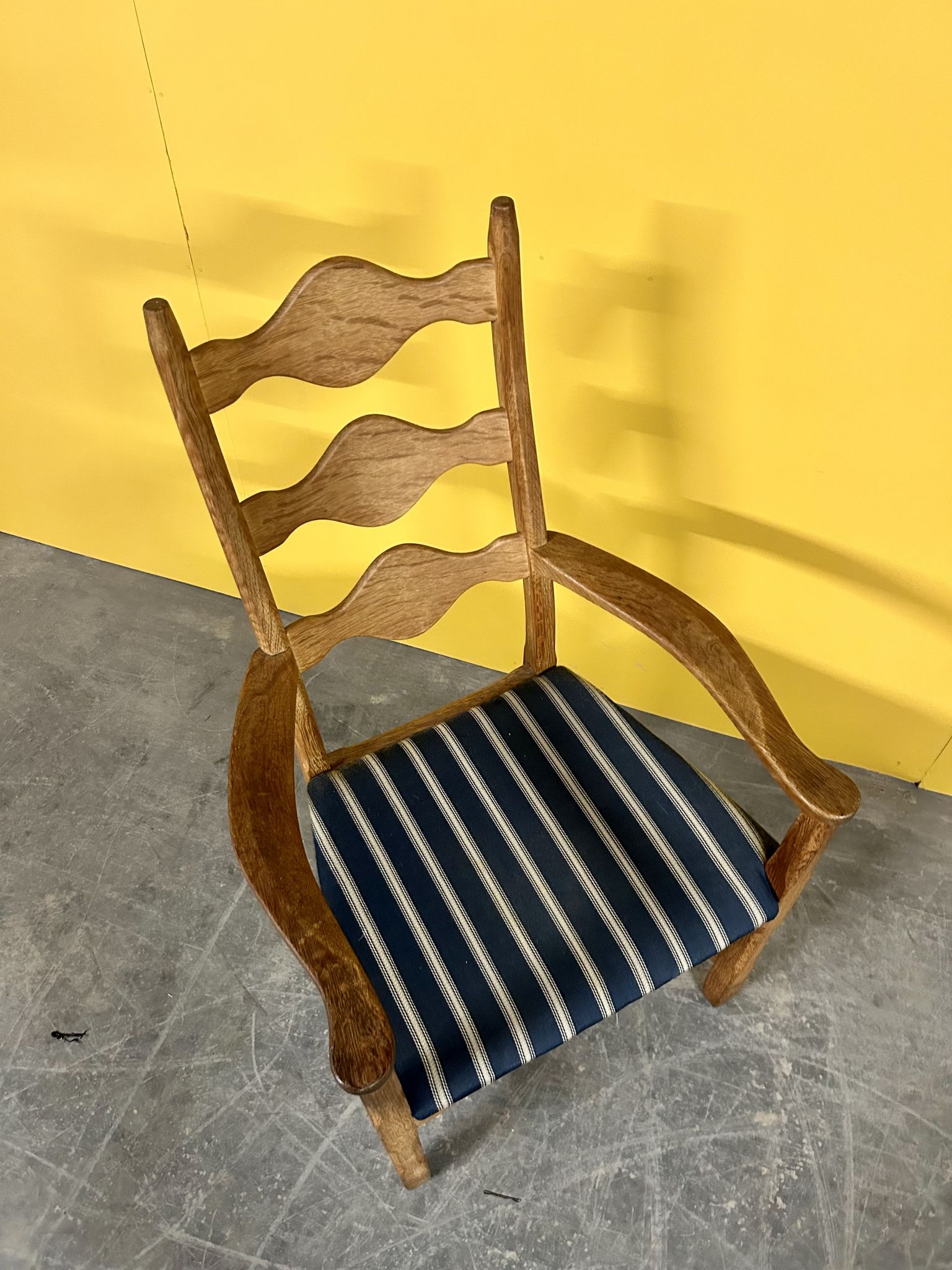Danish vintage oak armchair 1960s