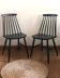 The pair of chairs in Tapiovaara style.