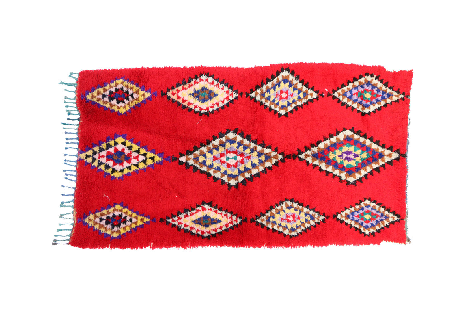 Carpet Boucherouite, 108 x 198 cm