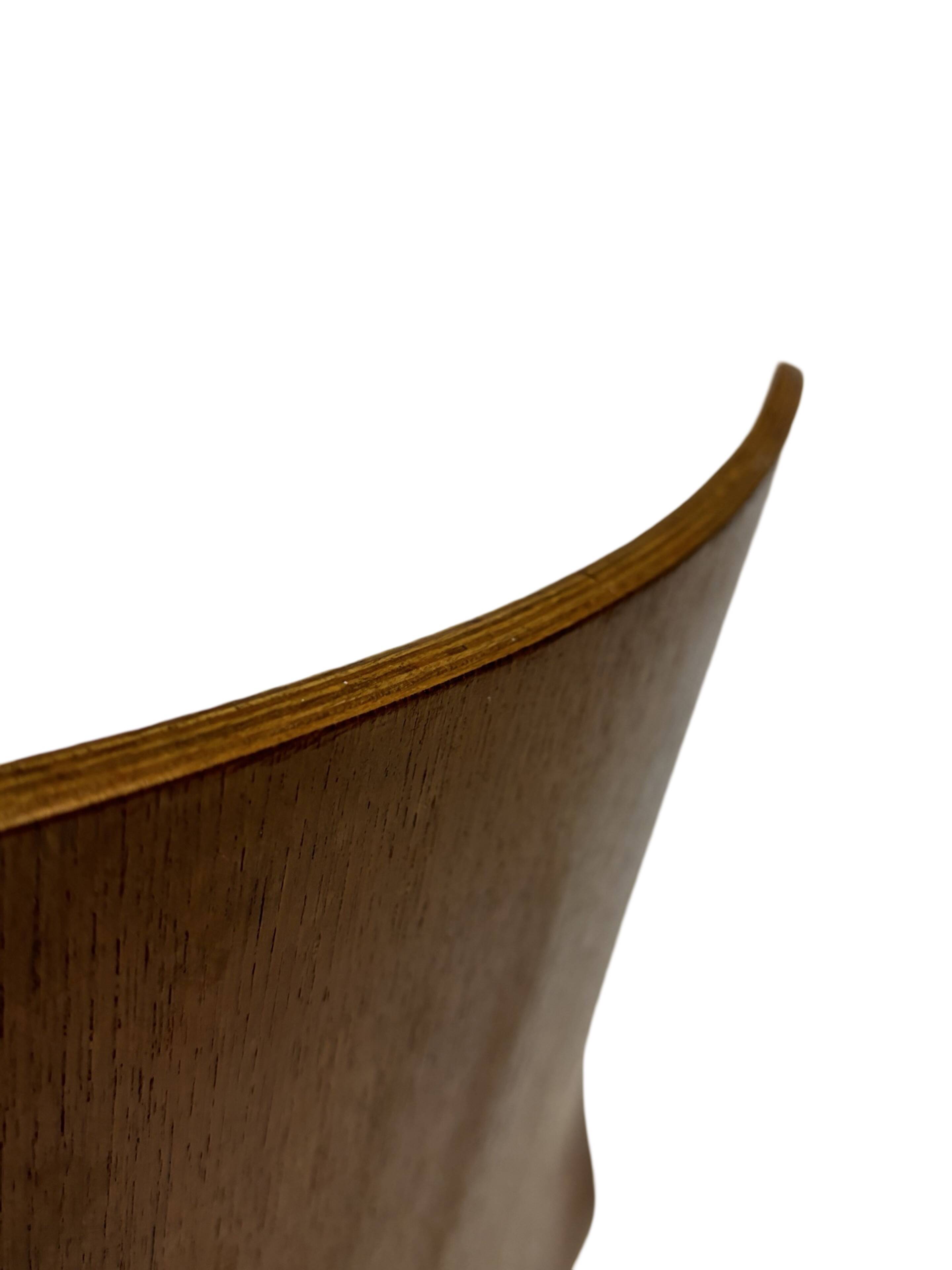 Vintage Friso Kramer for Auping 'Euroika' plywood dining chair, The Netherlands 1960's