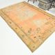 6x9 Shades Of Peach Orange Handmade Wool Oriental Turkish Rug, 180x286Cm