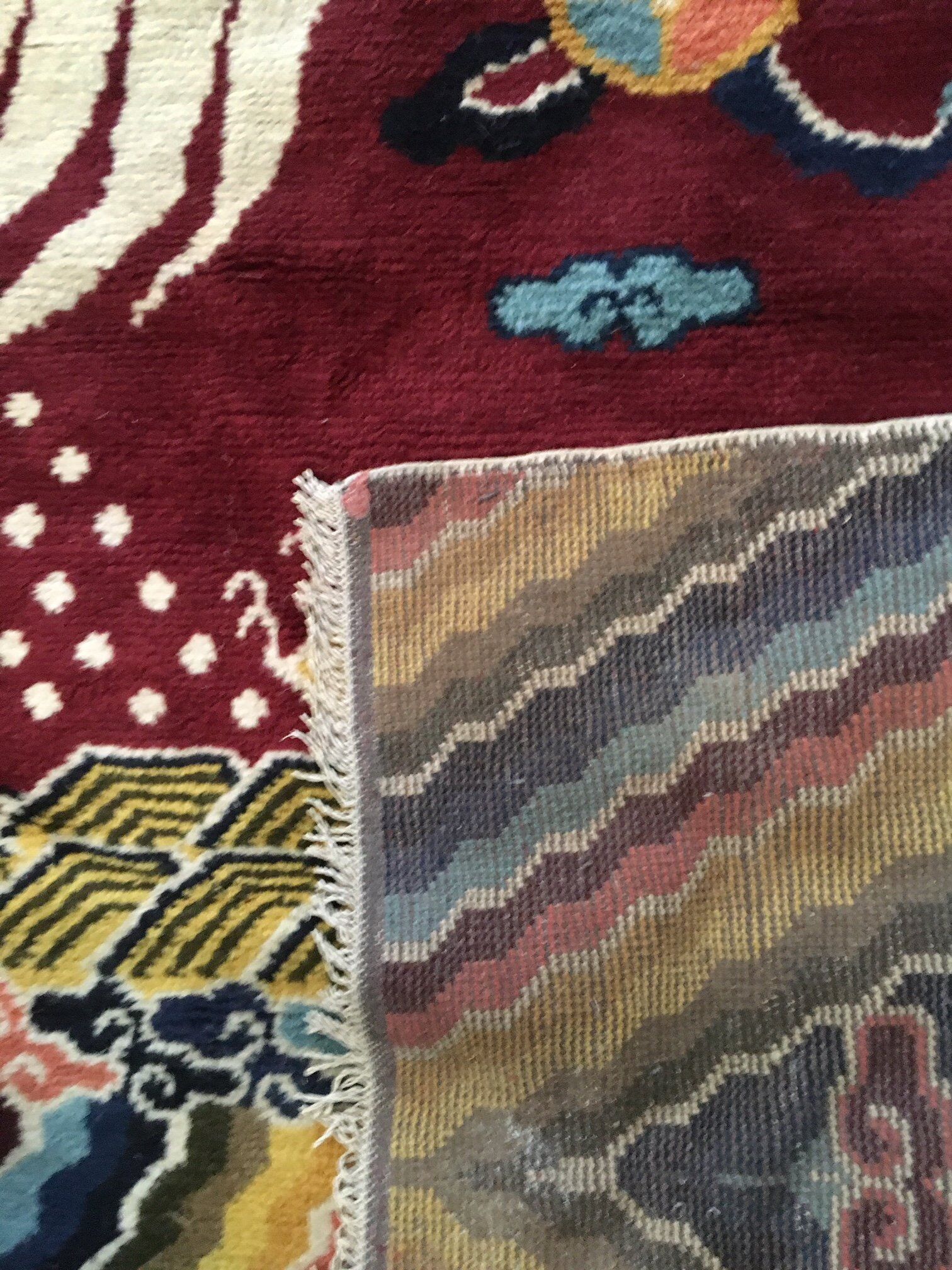 Tapis chinois Ningxia XXe siècle 148x490cm