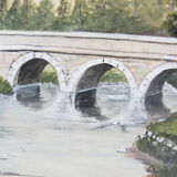 Old signed watercolor painting