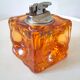 Amber glass lighter design 70s