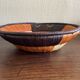 Vintage woven raffia basket