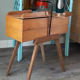 Travailleuse en bois