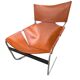 F444 lounge chair in cognac leather by Pierre Paulin for Artifort