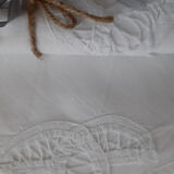 Old tablecloth and 12 towels