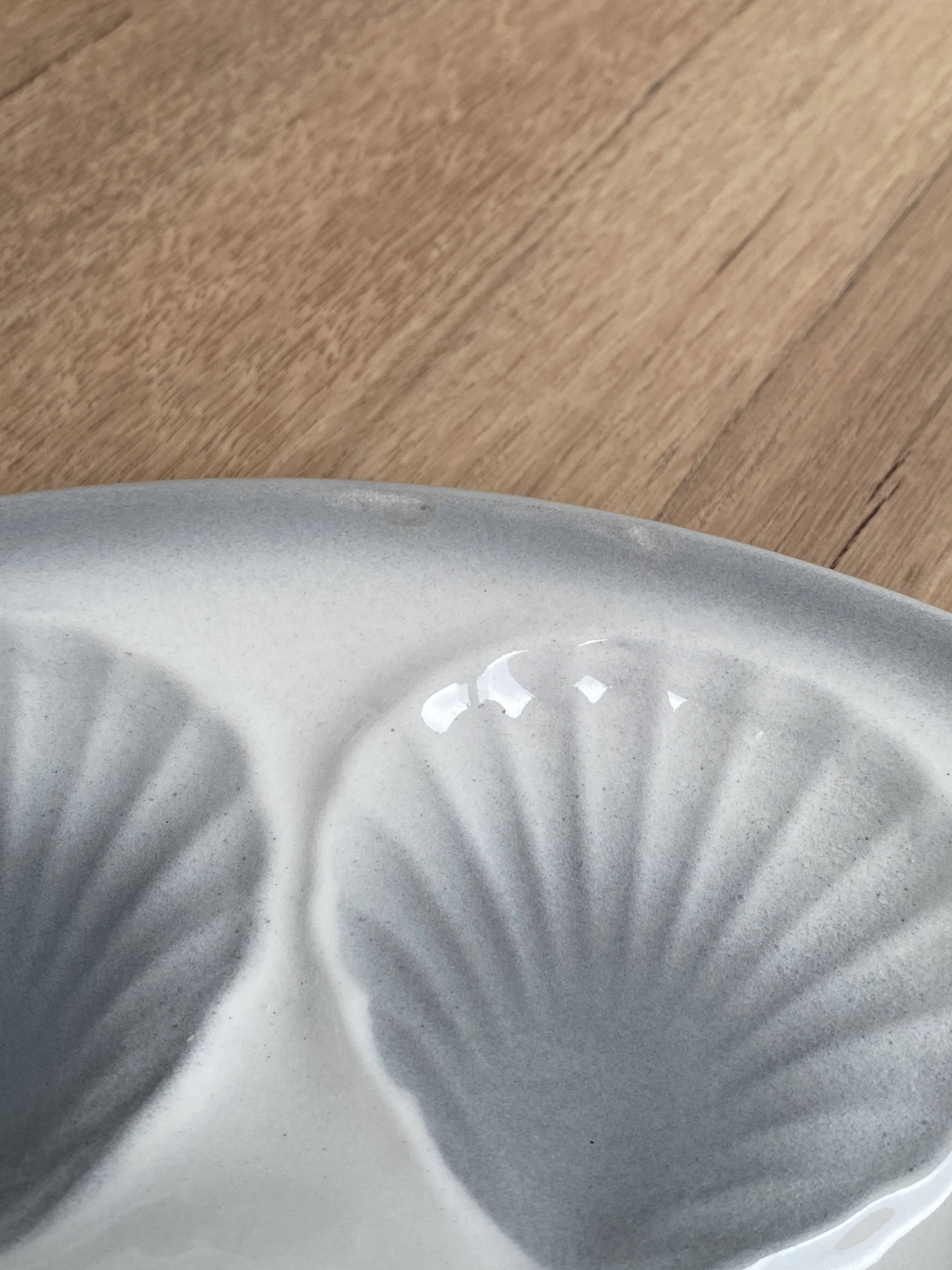 Large oyster plate Moulin des loups Orchies
