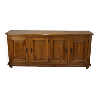 Large wooden sideboard old oak 300 years flemish renaissance classic ad 1887