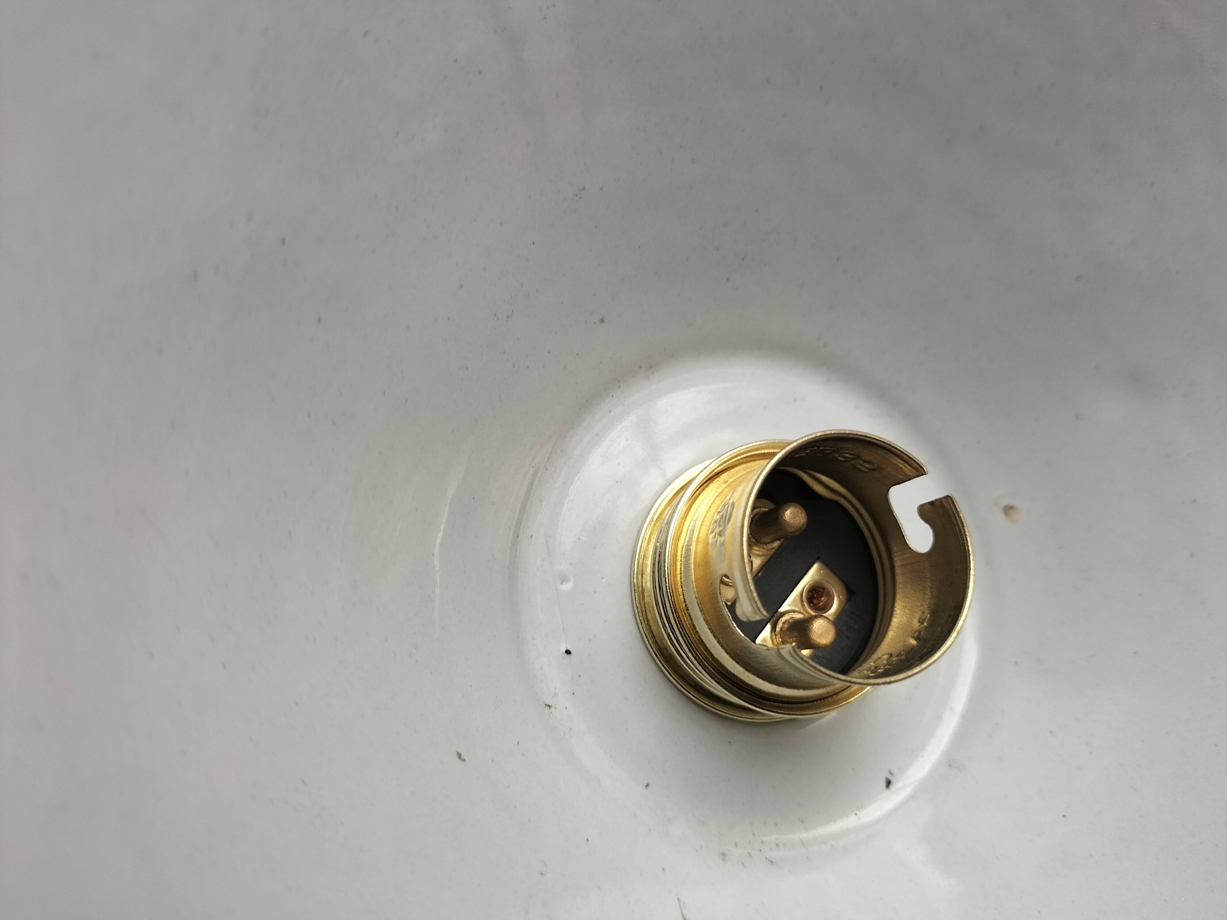 Enameled sheet metal cone pendants