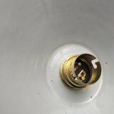 Enameled sheet metal cone pendants