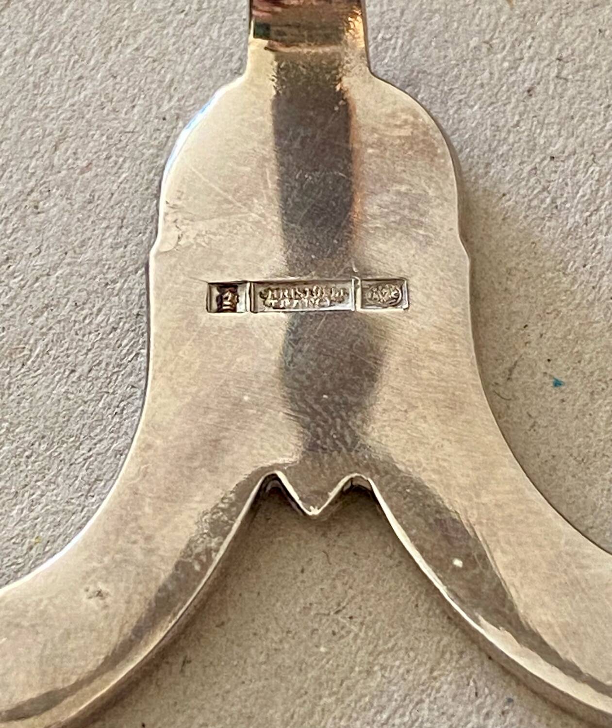 6 Christofle silver-plated metal knife rests