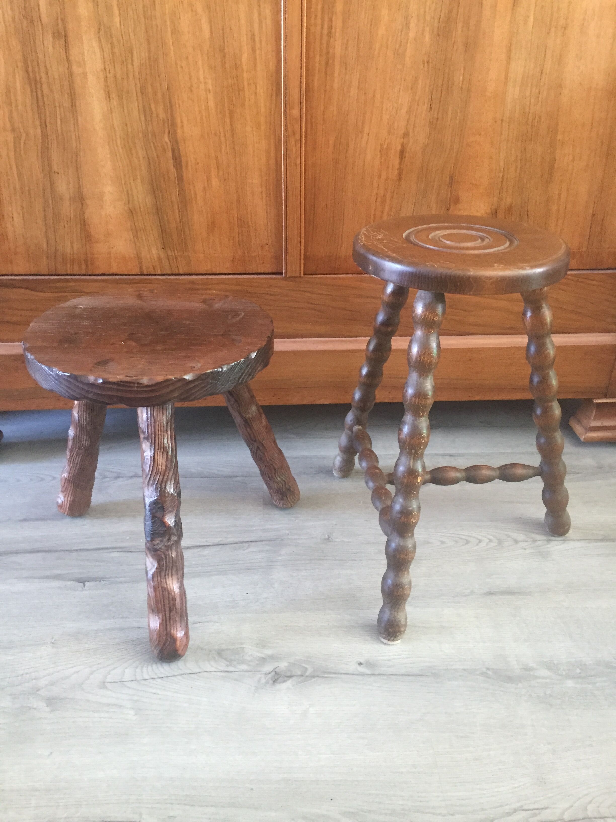 set of two stools