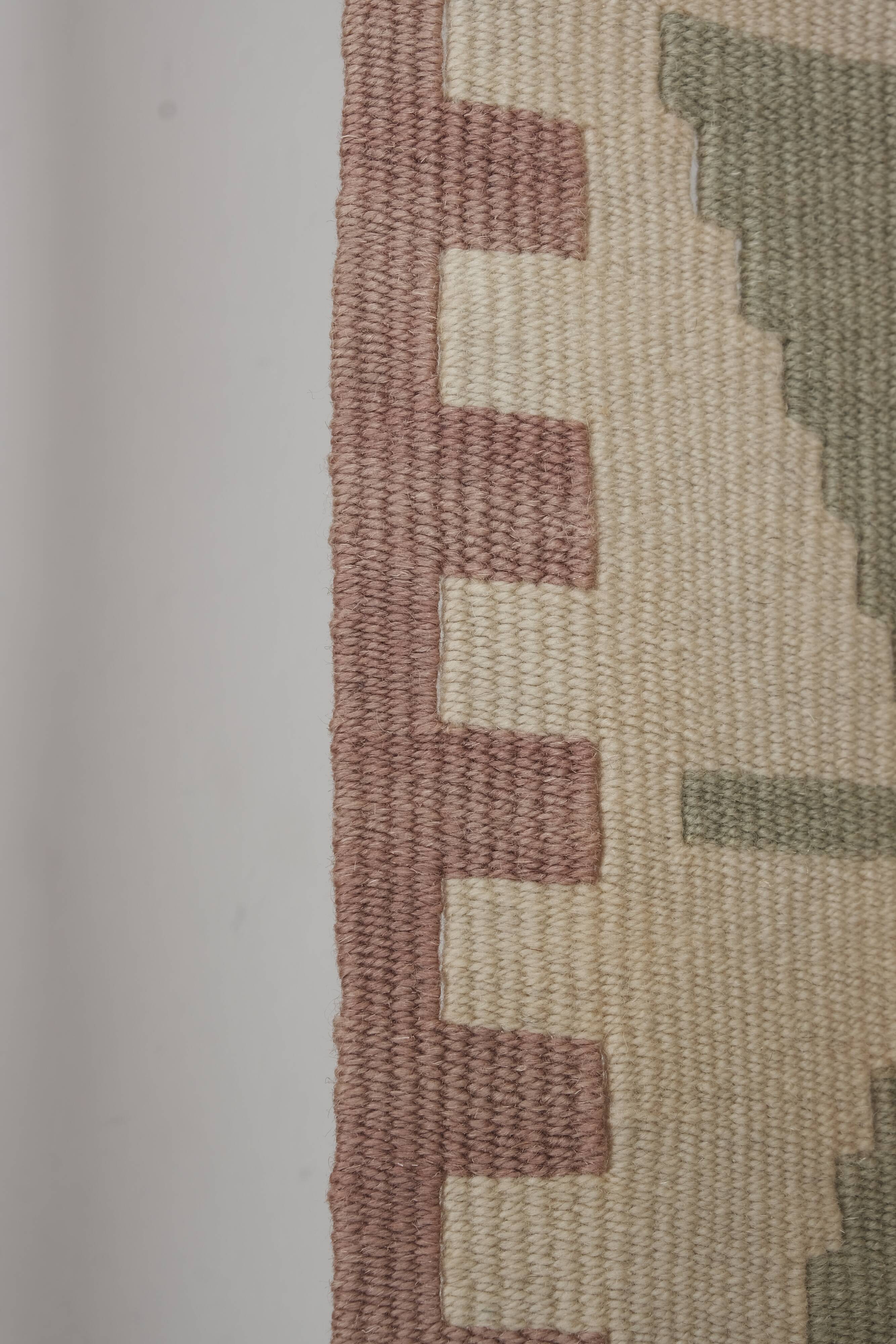 Classic Handwoven Turkish Konya Kilim Production Rug 4'6" X 7'7"