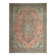 Tapis vintage persan fait main en laine et coton orange, années 1970