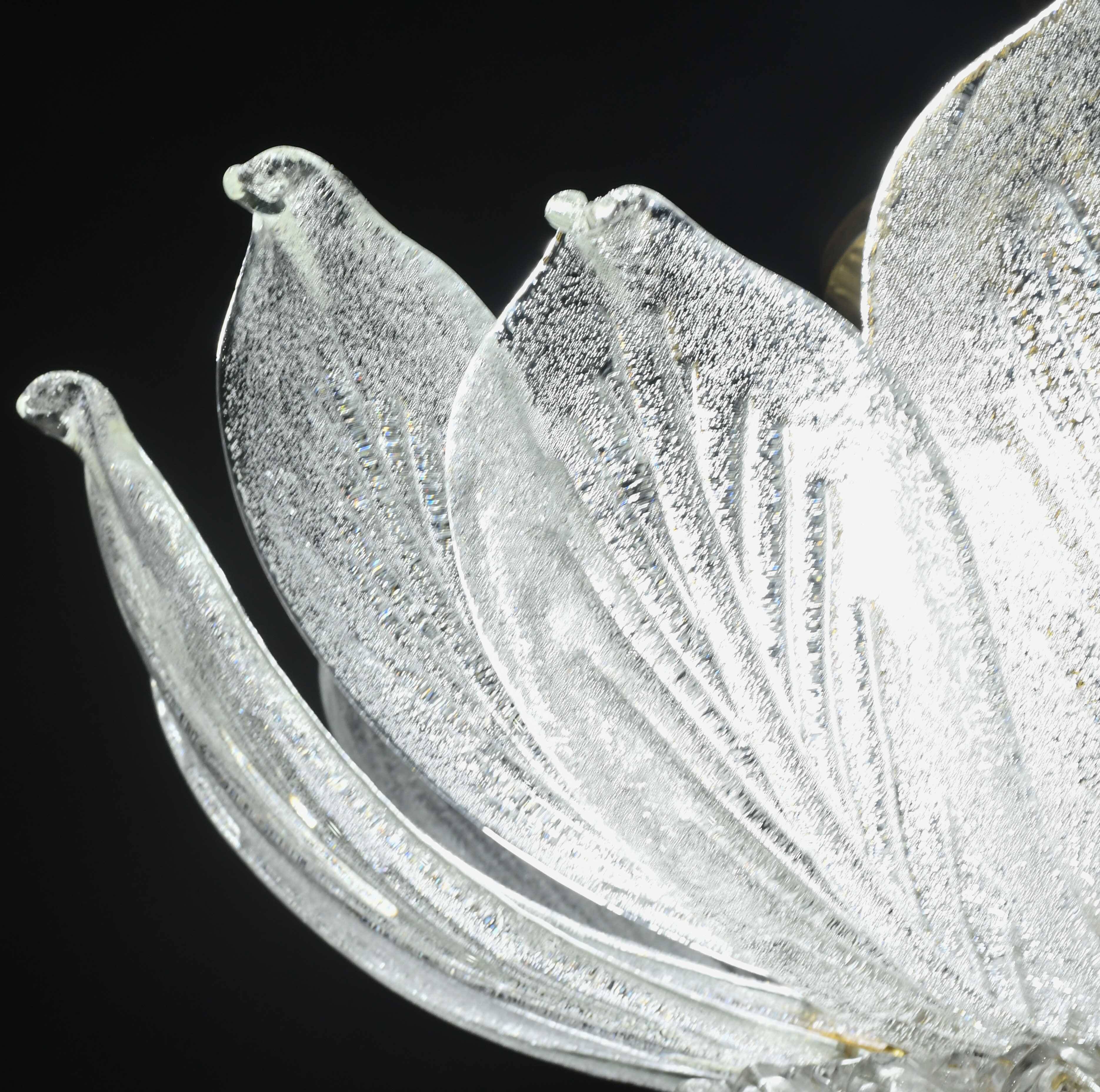 Napoli, Italian Murano Glass Ceiling Light or Flush Mount, 1970s