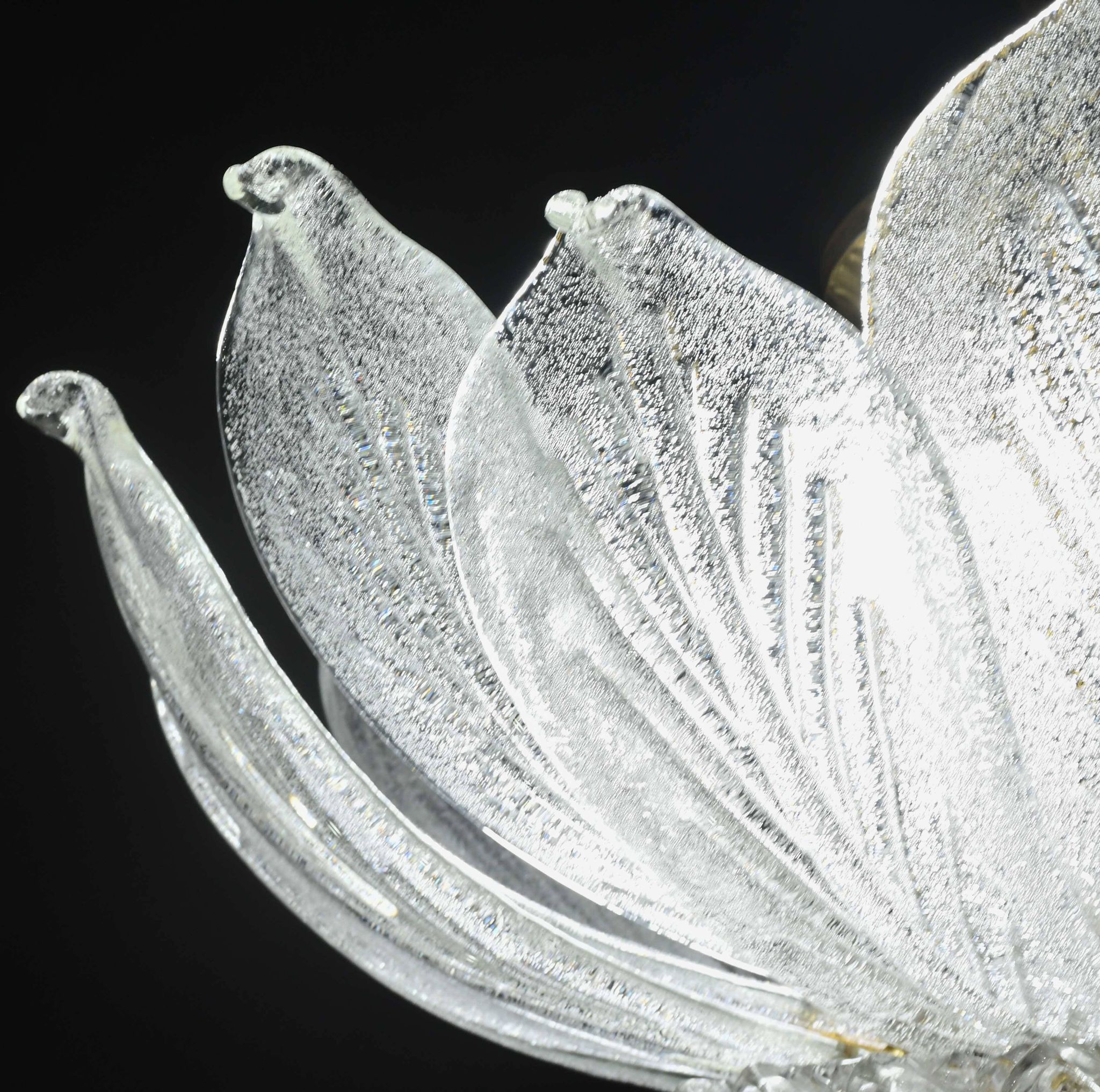 Napoli, Italian Murano Glass Ceiling Light or Flush Mount, 1970s