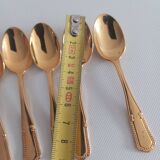 Gold coffee spoons and hallmark