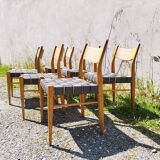 6 vintage Scandinavian chairs