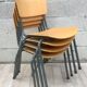 Set of 4 vintage Dutch chairs