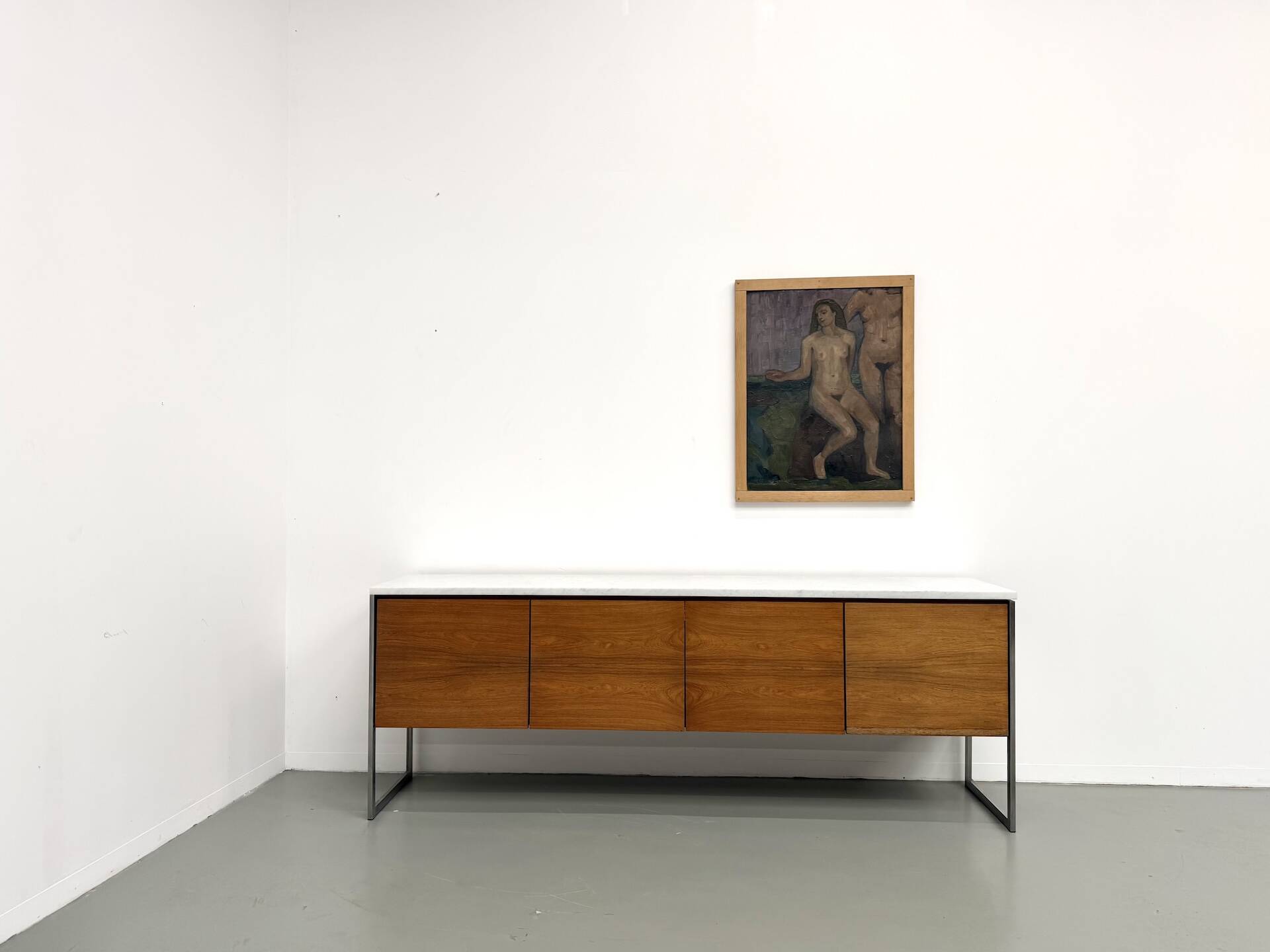 Modernist enfilade by Arno, in Rio rosewood.